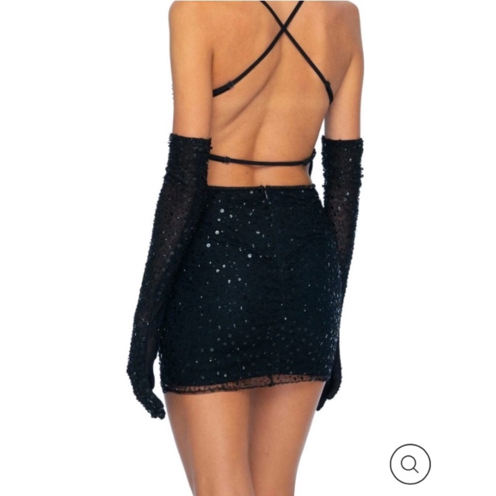 Dyspnea Paris Circa 2004 Mini Dress Bitchin’ Black discontinued nwt size small - Picture 2 of 12
